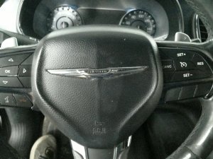 2015-2017 Chrysler 200 Black Steering Wheel Air Bag - Left (Driver) (Used OEM)