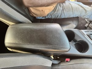 2011-2013 Kia Optima Black Front Floor Console Panel with Rear Vent (Used OEM)