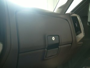 2015-2020 GMC Yukon XL Brown Upper Glove Box (Used OEM)