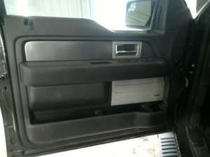 2009-2014 Ford F-150 Black Power Door Interior Trim Panel - Front, Left (Driver) (Used OEM)