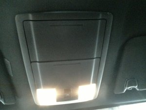 2010-2014 Lincoln Mark LT Black Overhead Console Panel (Used OEM)