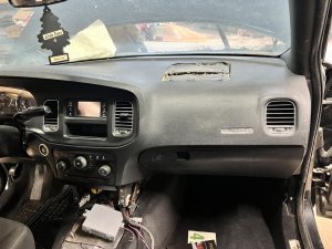 2011-2014 Dodge Charger Black Roof Curtain Air Bag - Right (Passenger) (Used OEM)