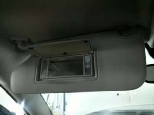 2012 Chrysler 300 Red Sun Visor with Illuminated Vanity Mirror - Left (Driver) (Used OEM)