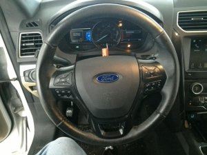 2016-2017 Ford Police Interceptor Utility Tan Tilt and Telescopic Steering Column with Cruise and Radio Controls (Used OEM)
