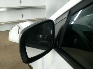 2011-2020 Dodge Grand Caravan Black Power Door/Side View Mirror - Left (Driver) (Used OEM)