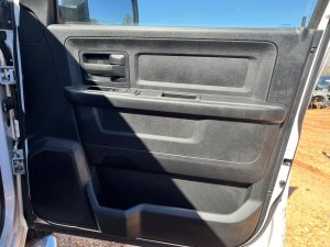 2013-2018 Ram 1500 Black Door Interior Trim Panel - Front, Left (Driver) (Used OEM)