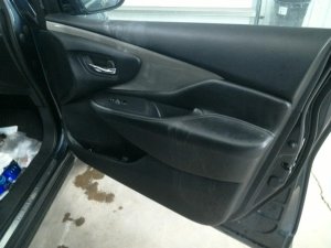 2015-2024 Nissan Murano Tan Door Interior Trim Panel with Power Windows and Locks - Front, Left (Driver) (Used OEM)