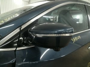 2015 Nissan Murano White Power Door/Side View Mirror - Left (Driver) (Used OEM)