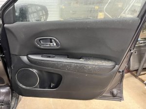 2016-2022 Honda HR-V Black Door Interior Trim Panel - Front, Right (Passenger) (Used OEM)