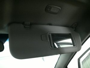 2017-2018 Kia Forte Gray Sun Visor without Sunroof - Right (Passenger) (Used OEM)