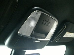2015-2023 Chrysler 300 Black Overhead Console Panel with Garage Door Opener (Used OEM)