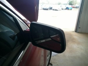 2011-2014 Chevrolet Equinox Red Side/Door Mirror - Right (Passenger) (Used OEM)
