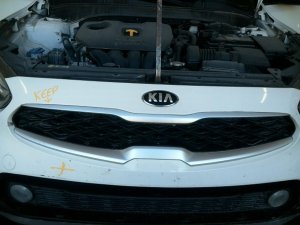 2019-2021 Kia Forte Chrome Upper Grille with Satin Chrome Surround (Used OEM)