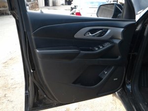 2018-2023 Buick Enclave Black Door Interior Trim Panel with Power Windows and Locks - Front, Left (Driver) (Used OEM)