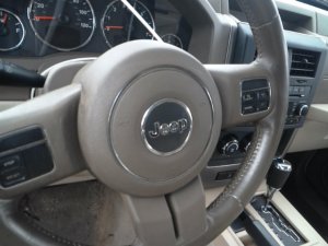2012 Jeep Liberty Tan Steering Wheel Air Bag - Left (Driver) (Used OEM)