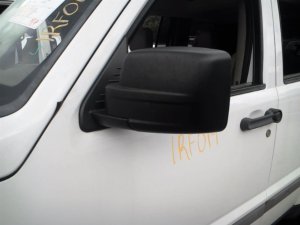 2008-2012 Jeep Liberty Black Power Door/Side View Mirror - Left (Driver) (Used OEM)