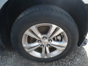 2010-2017 Chevrolet Equinox Silver 17x7 5-Double Spoke Silver Painted Alloy Wheel (Used OEM)