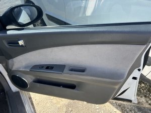 2005-2006 Nissan Altima Gray Door Interior Trim Panel - Front, Right (Passenger) (Used OEM)