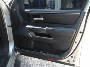 2023-2025 Toyota Sequoia Black Door Interior Trim Panel with Power Windows and Locks - Front, Right (Passenger) (Used OEM)