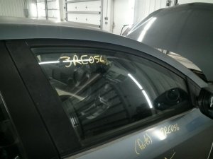 2010-2013 Mazda 3 Door Glass - Front, Right (Passenger) (Used OEM)