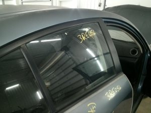 2010-2013 Mazda 3 Door Window Glass - Rear, Right (Passenger) (Used OEM)