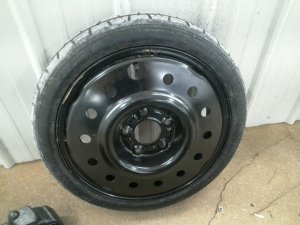 2005-2009 Chevrolet Equinox 16x4 Steel Compact Spare Wheel with Tire (Used OEM)