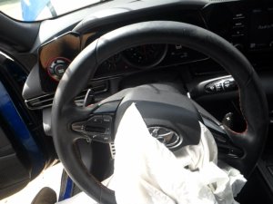 2022-2025 Hyundai Elantra Gray Tilt Steering Column with Cruise and Radio Controls (Used OEM)