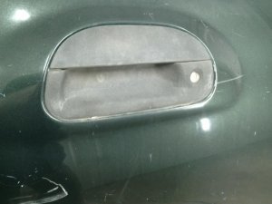 2001-2005 Ford Explorer Black Tailgate Exterior Door Handle (Used OEM)