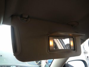  Fiat Freemont Tan Sun Visor with Illuminated Vanity Mirror - Right (Passenger) (Used OEM)