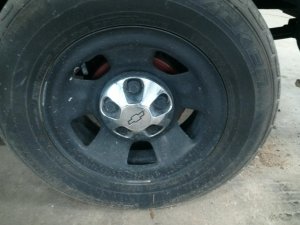 1996-2002 Chevrolet Astro Black 15x6.5 5-Spoke Steel Wheel (Used OEM)
