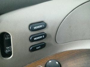 1997-2005 Buick Park Avenue Master Power Window and Door Lock Switch with Seat Memory - Left (Driver) (Used OEM)