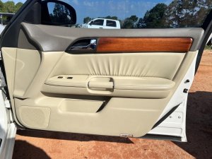 2006-2007 INFINITI M45 Tan Door Interior Trim Panel - Front, Right (Passenger) (Used OEM)