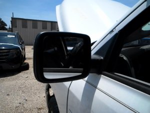 2019-2024 Ram 1500 Classic White Power Door/Side View Mirror - Left (Driver) (Used OEM)
