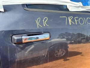 2011-2024 Ram 1500 Silver Front Exterior Door Handle Assembly - Rear, Right (Passenger) (Used OEM)