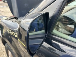 2003-2008 Honda Pilot Gray Power Door/Side View Mirror (Less Glass) - Left (Driver) (Used OEM)