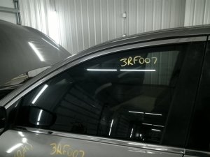 2009-2010 INFINITI G37 Door Glass - Front, Left (Driver) (Used OEM)