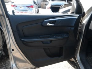 2009-2016 GMC Acadia Black Door Interior Trim Panel with Power Windows and Locks - Front, Left (Driver) (Used OEM)