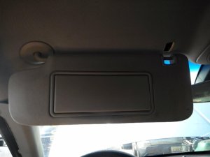 2014-2019 Cadillac ATS Gray Sun Visor - Left (Driver) (Used OEM)