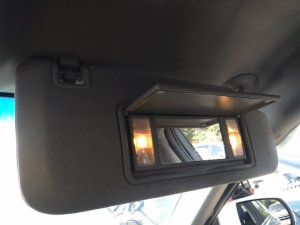 2014-2019 Cadillac ATS Gray Sun Visor - Right (Passenger) (Used OEM)