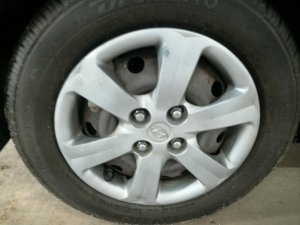 2006-2011 Kia Rio 14x5.5 15-Hole Steel Wheel (Used OEM)