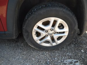 2017-2022 Jeep Compass Silver 16x6.5 Alloy Wheel (Used OEM)