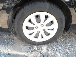 2018-2023 Kia Rio Black 15x5.5 Steel Wheel (Used OEM)