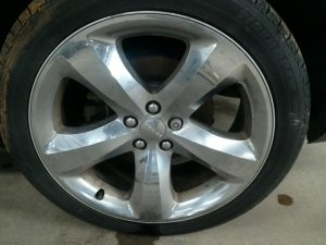2011-2014 Chrysler 300 20x8 5-Spoke Chrome Clad Alloy Wheel (Used OEM)