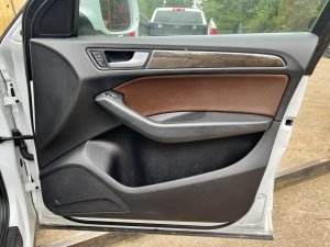 2014-2017 Audi SQ5 Black Door Interior Trim Panel - Front, Right (Passenger) (Used OEM)