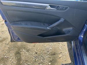 2016-2019 Volkswagen Passat Black Door Interior Trim Panel - Front, Left (Driver) (Used OEM)