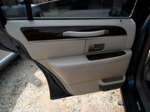 2003-2011 Lincoln Town Car Tan Door Interior Trim Panel - Rear (Used OEM)