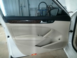2012-2019 Volkswagen Passat Tan Door Interior Trim Panel - Front, Left (Driver) (Used OEM)