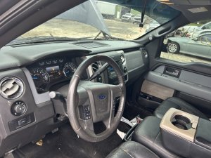 2013-2014 Ford F-150 Black Manual Tilt Telescopic Steering Column with Column Shifter (Used OEM)
