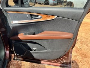 2016-2018 Lincoln MKX Black Door Interior Trim Panel - Front, Right (Passenger) (Used OEM)