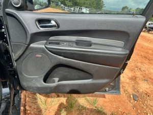 2016-2020 Dodge Durango Black Door Interior Trim Panel with Power Windows and Locks - Front, Right (Passenger) (Used OEM)